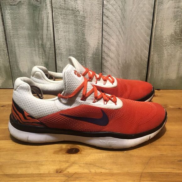 Nike Free Trainer V2 Shoes Men's 14 Week Zero "Clemson Tigers" AA0881-803 - Picture 3 of 13